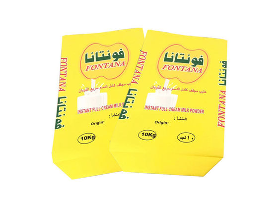 Zgrzewane torby papierowe klasy spożywczej Puste wielościenne z wkładką Pe