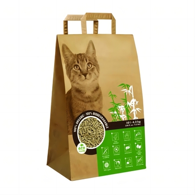 OEM bentonitowa torba na kuwetę Kraft Paper Bag 3kg 5kg 20kg 7lb 15lb 20lb 25lb