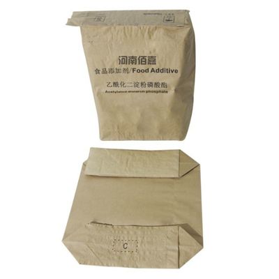Customized Size and Thickness Multiwall Kraft Paper Bags with GMP Workshop Compliance