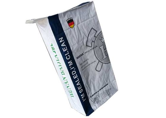 Standardowe wielowarstwowe torby papierowe GMP GMP Delikatne drukowanie z zewnętrznym górnym zaworem