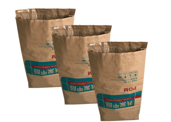 Skrobia paszowa 25kg 50kg Zgrzewane torby papierowe Trapezoidalne otwarte usta