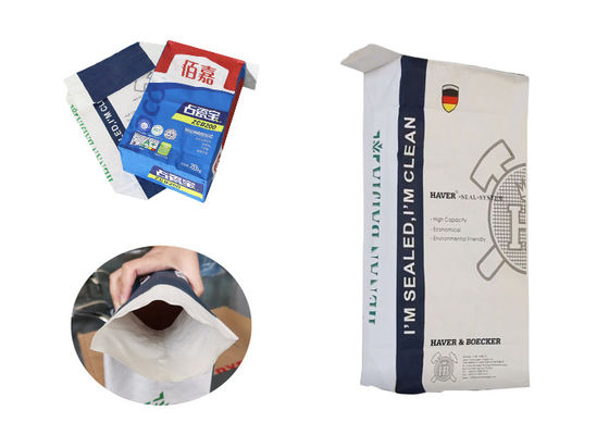 Valve Multiwall Kraft Paper Bags Coconut Basmati Rice Demineralised Whey Powder