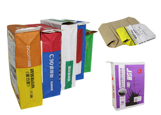 Worek z papieru pakowego wstępnie żelatynowanego skrobiowego 15 kg 20 kg Worki papierowe 25 kg z zaworem
