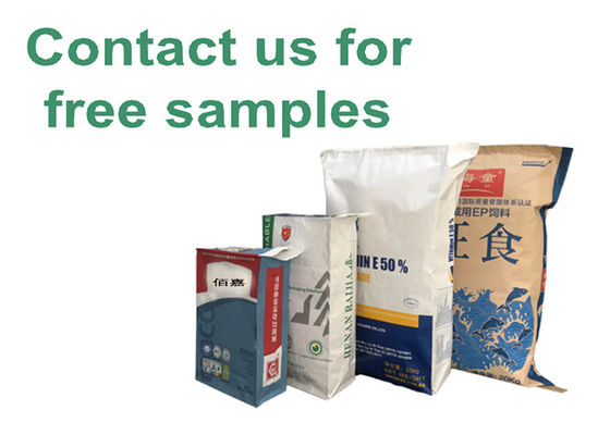 10kg 20kg 25kg 50kg Wielowarstwowe torby papierowe Skrobia ryżowa Maltoza Opakowanie kokosowe w proszku