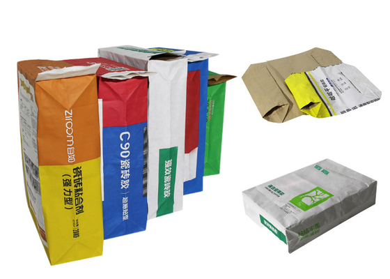 25 kg worek cementowy worek papierowy z zaworem papierowym Opakowania z tworzywa sztucznego z płytek ceramicznych