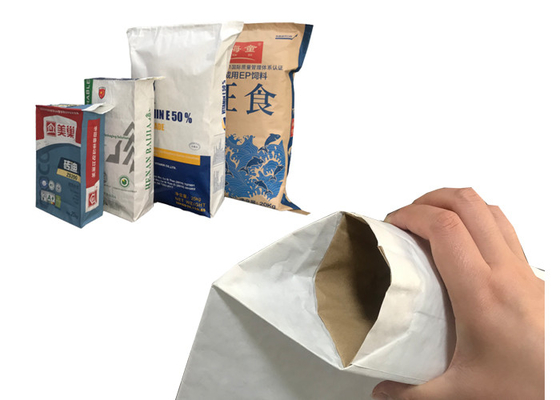 Gliniane, granulowane, wklejane, wielowarstwowe torby papierowe 15 kg 20 kg 25 kg