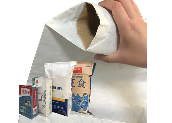 Wklejane chemicznie wielowarstwowe torby papierowe z nadrukiem na zamówienie 15 kg na cement