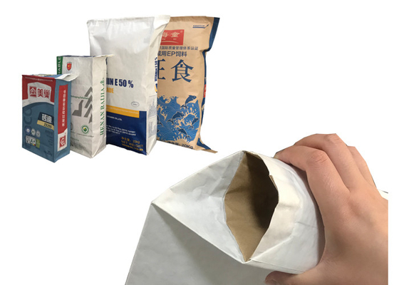 Pochłaniające rozlanie płynne worki papierowe wielowarstwowe wklejane chemicznie 15 kg 20 kg