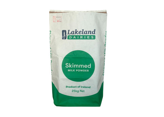 Niestandardowe torby papierowe z kwadratowym dnem Food Grade na mleko w proszku