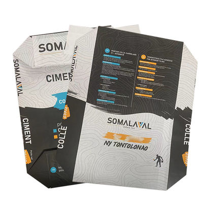 20 kg 25 kg worek cementowy Multi Wall Paper Worki Płytki ceramiczne Opakowania z tworzyw sztucznych