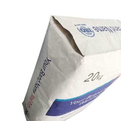 Worki papierowe o gramaturze 60 g / m2-10 g / m2 25 kg do śmietanki Łatwe otwieranie i napełnianie