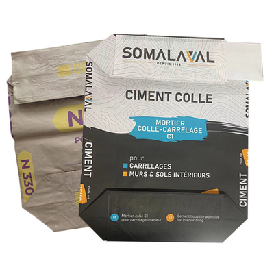 Dostosowanie ISO2200 Wklejony wielowarstwowy papierowy worek Mleko w proszku Worki 25 kg