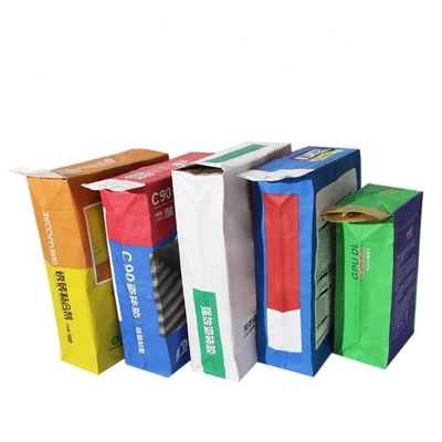25kg 50kg Nawozy chemiczne Wielościenne torby papierowe Kraft Wodoodporne 20kg