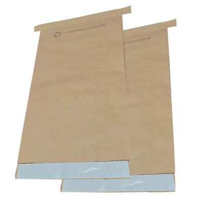 25 kg Kraft Paper Szyte torby z otwartymi ustami Odporne na wilgoć 60g - 120g / M2