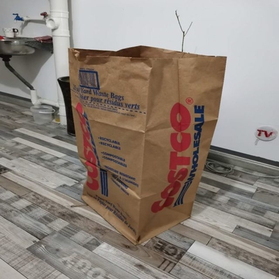 Zaakceptuj niestandardowe worki na odpady z trawnika nadające się do recyklingu, duże 30 gal