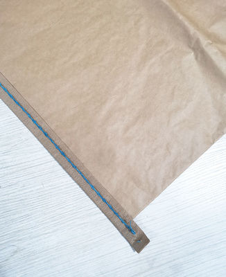 25 kg torebki z papieru ściennego z pokryciem odpornym na wilgoć