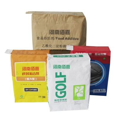 Laminat wklejony zawór Wielości worek papierowy Kraft Packaging zapewnia