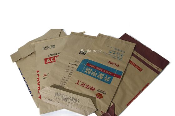 Materiał spożywczy Wielościany worek z papieru kraft