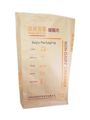 Opakowania przemysłowe Wielopłotowe torebki z papieru Kraft Logo na zamówienie