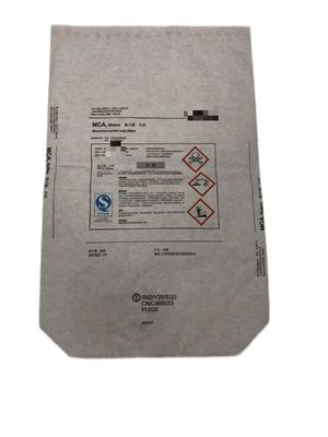 25 kg Wielopłytkowe worki papierowe z kwadratowym dnem Otwarte usta do opakowań chemicznych