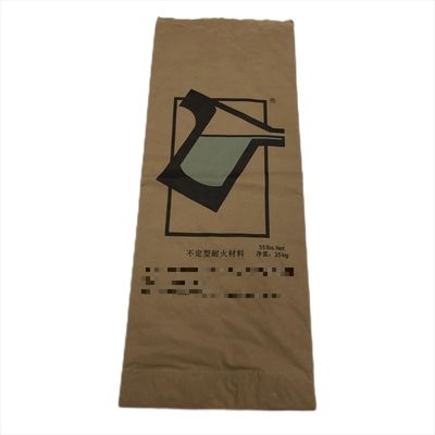25 kg papierowy worek Pbom z otworem do otwierania w celu opakowania materiałów budowlanych i materiałów ognistych