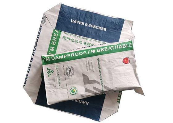 Standardowe wielowarstwowe torby papierowe GMP GMP Delikatne drukowanie z zewnętrznym górnym zaworem