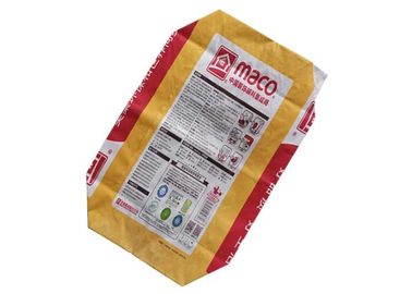 Niestandardowe worki z zaworem cementowym z wklejonym zaworem Wielowarstwowe torby papierowe Heavy Duty 40 kg