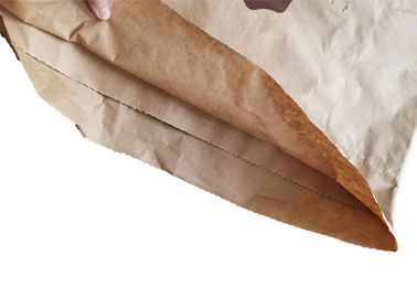 25 kg szyte wielowarstwowe torby papierowe z otwartymi ustami