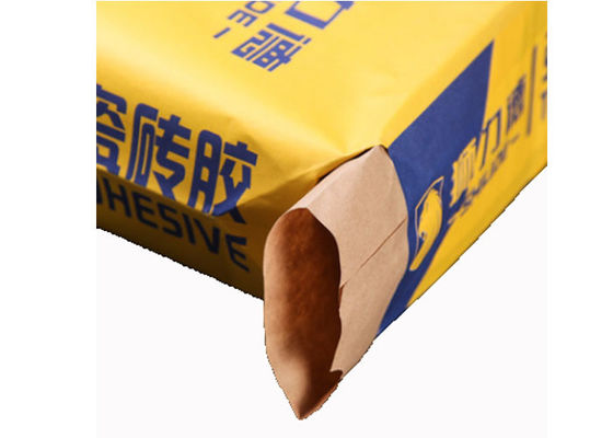 Przemysłowe torby papierowe Multiwall Dobra odporność na ścieranie Torby papierowe Multiwall Kraft