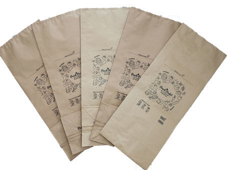 Garden Leaf Trash Pasted Valve Wielościenne torby papierowe na trawnik