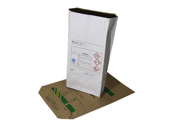 Wodoodporne torby papierowe wielowarstwowe o grubości 70 mm z nadrukiem flexo
