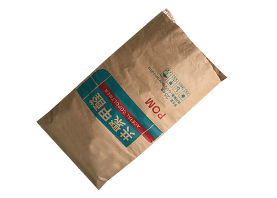 7 Drukowanie Kolorowe, wielowarstwowe torby papierowe Kraft Odporne na wilgoć Łatwe otwieranie 65g-130g / M2