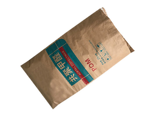 Skrobia paszowa 25kg 50kg Zgrzewane torby papierowe Trapezoidalne otwarte usta