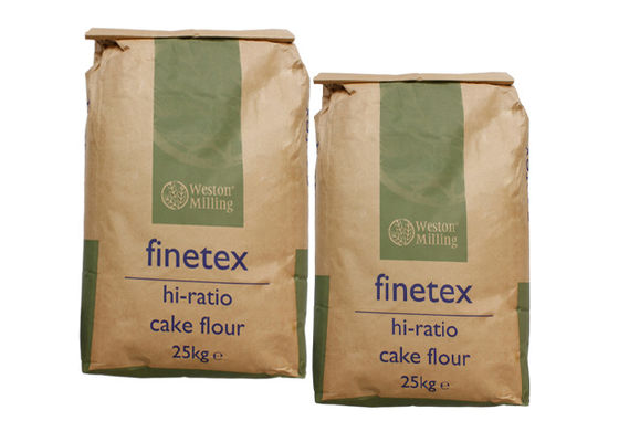 Mączka rybna 30 kg Wielowarstwowe torby papierowe Kraft Druk CMYK