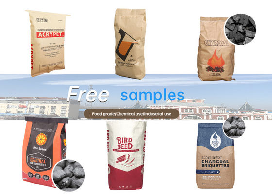 25 kg 20 kg Wielościenne torby papierowe Kraft Food Grade ziemniaczane opakowania cukru