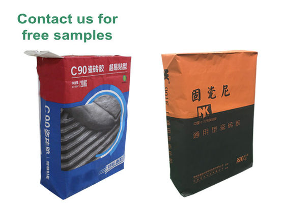 25kg 50kg Logo Print 3-warstwowe wielowarstwowe torby papierowe Kraft Paper Valve Sack