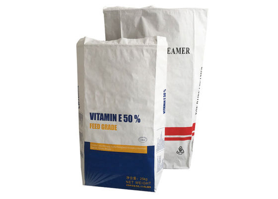 Wielowarstwowe 25kgs Kraft Brown Paper Bags 2 warstwy / 3 warstwy