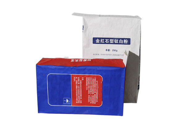 25 kg worek na papier pakowy 20 kg 25 kg Dostosowany worek do pakowania mąki z papieru pakowego