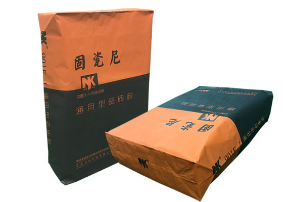 Dostosowane logo 25 kg Wielowarstwowe worki papierowe Kraft Valve Cementowe torby do pakowania 50 kg