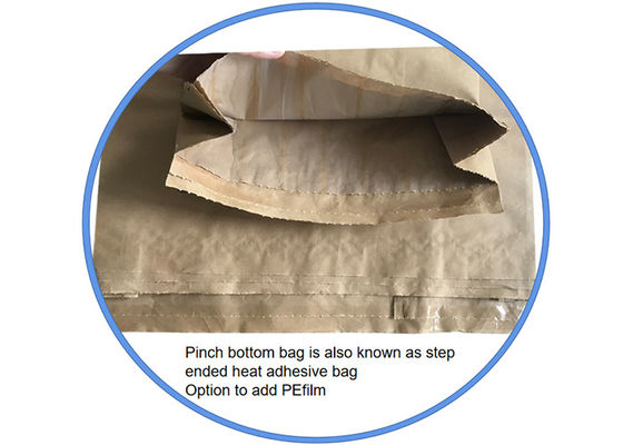 Wklejone torby papierowe zgrzewane do pakowania dodatków do żywności