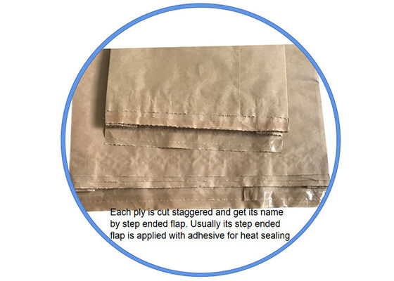 Ekologiczne papierowe torby papierowe Kraft z kolorowym nadrukiem do pakowania żywności w proszku