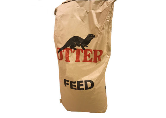 Dostosowane wielościenne torby papierowe Kraft w proszku Używane składniki żywności