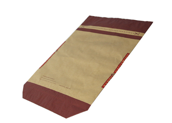 Torba papierowa z nadrukiem fleksograficznym 20 kg 25 kg na odtłuszczone mleko w proszku