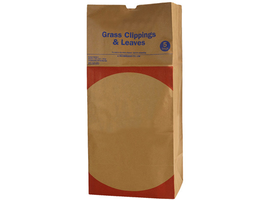 Garbage Brown Woskowane torby papierowe Kraft 100% Biodegradowalne Jednorazowe Kompostowalne