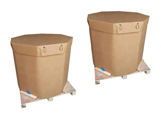 Pojemnik na papier do recyklingu IBC Zbiornik 220 l z zaworem
