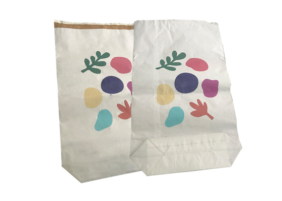 Niestandardowa torba papierowa z logo Kraft do pakowania mąki pszennej na chleb
