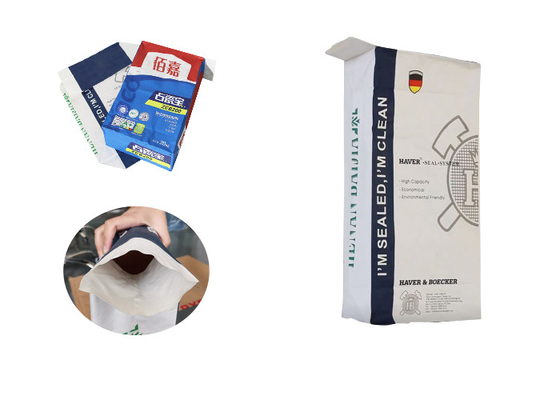 Pochłaniające wycieki płynne, wklejane chemicznie, wielowarstwowe torby papierowe 15 kg 20 kg