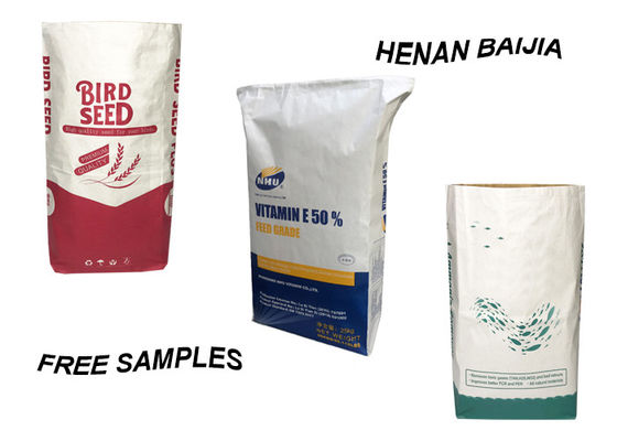 Niestandardowe torby papierowe z kwadratowym dnem Food Grade na mleko w proszku