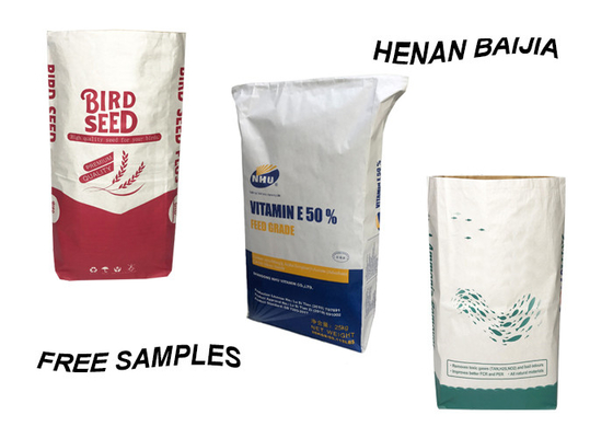Gliniane, granulowane, chłonne, wielowarstwowe torby papierowe z papieru pakowego 20 kg 25 kg