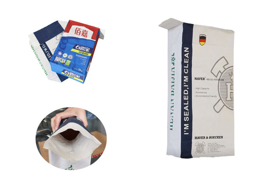 Wodoodporny 20 kg 50 kg worek z papieru pakowego do pakowania cementu